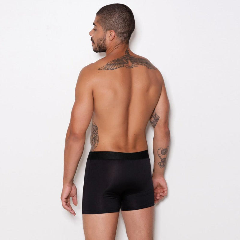 Cueca Boxer Microfibra Lisa