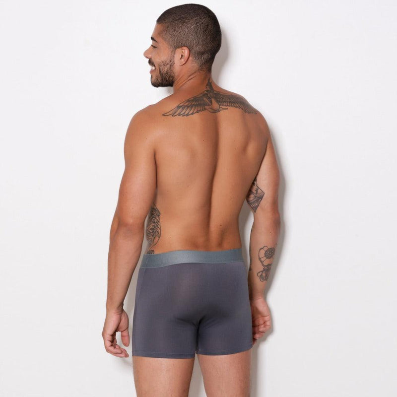 Cueca Boxer Microfibra Lisa