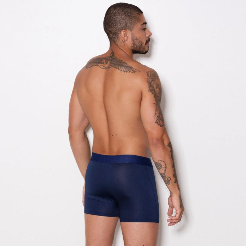 Cueca Boxer Microfibra Lisa