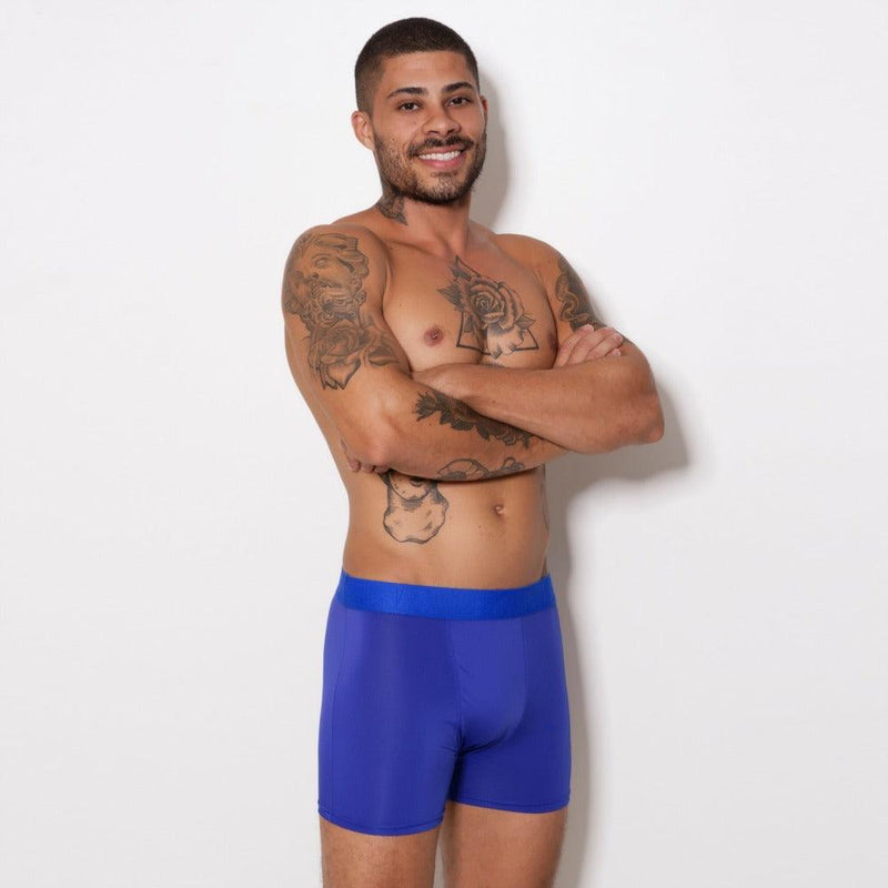 Cueca Boxer Microfibra Lisa