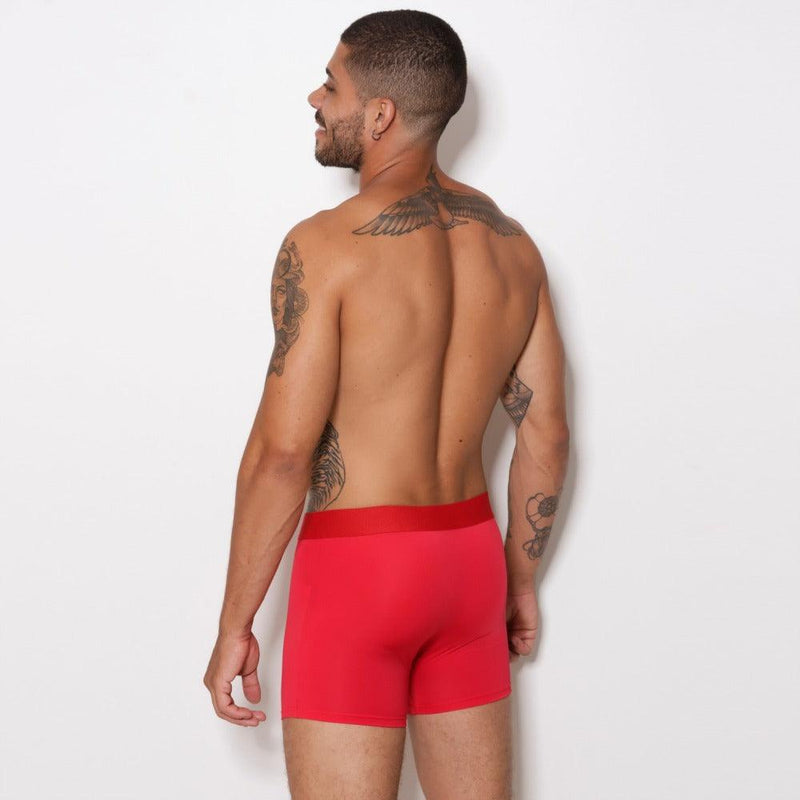 Cueca Boxer Microfibra Lisa