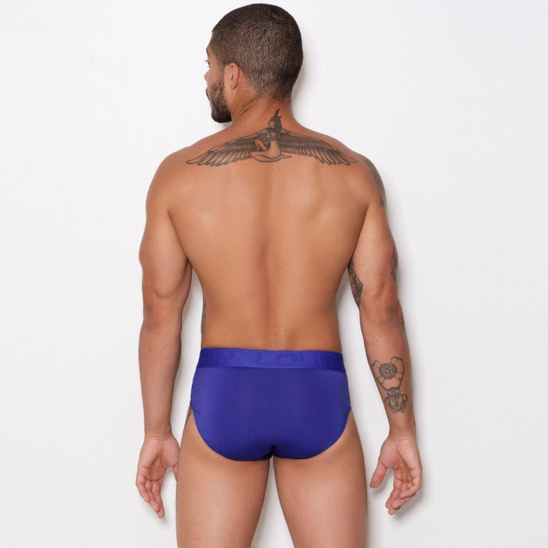 Cueca Slip Romantic Liso Elástico Bordado