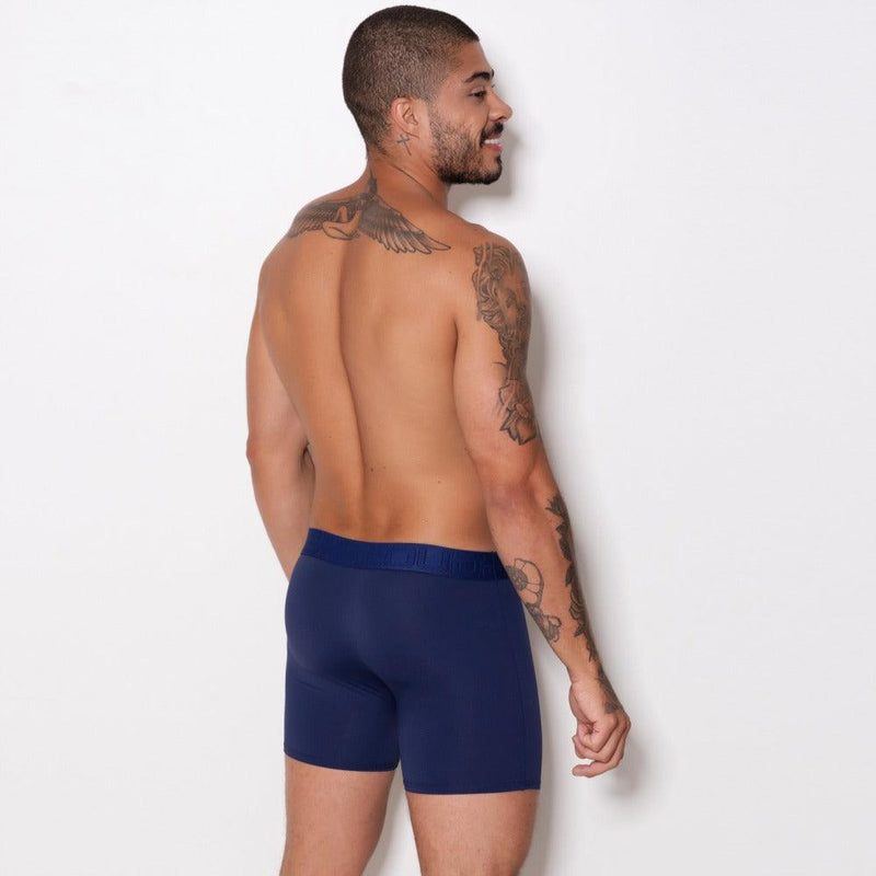 Cueca Boxer de Microfibra Comprida