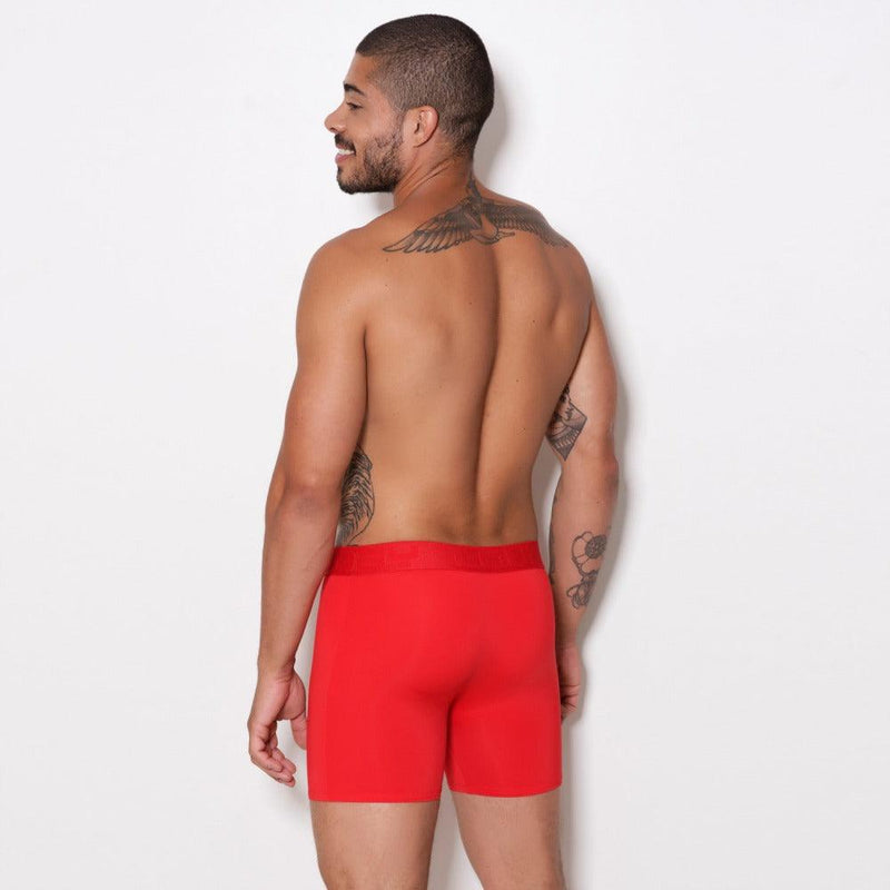 Cueca Boxer de Microfibra Comprida