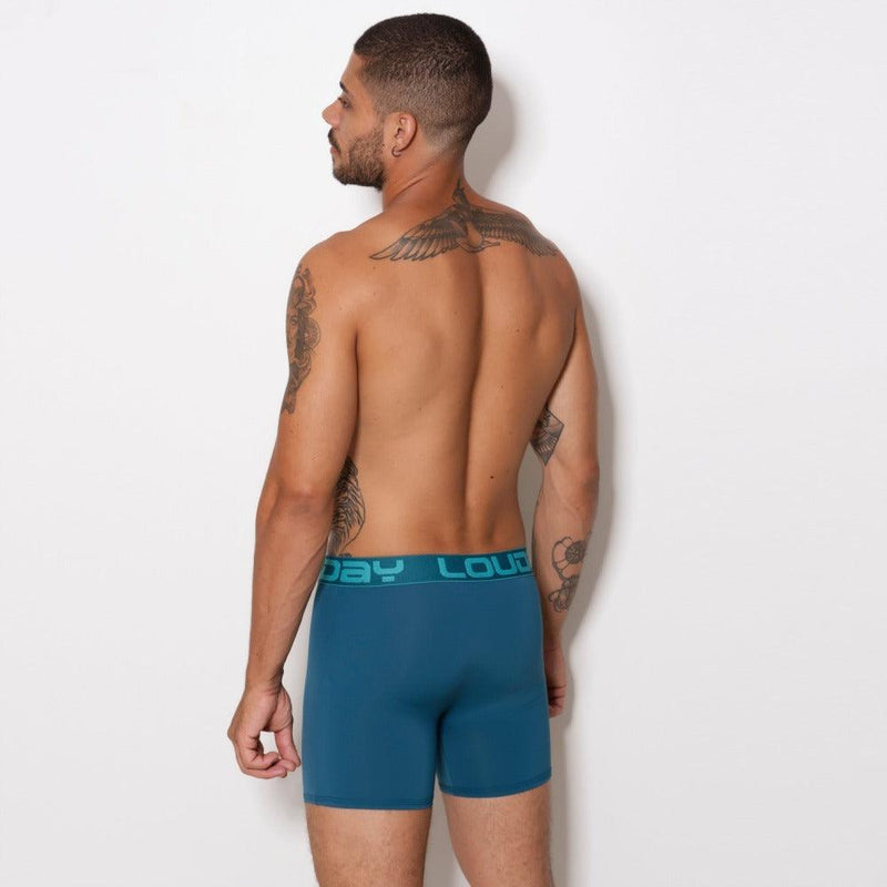 Cueca Boxer de Microfibra Comprida