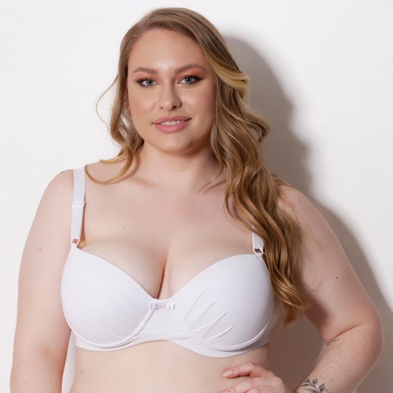 Sutiã com Bojo Plus Size Transpassado