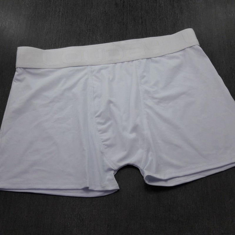 Cueca Boxer de Microfibra Elástico Bordado