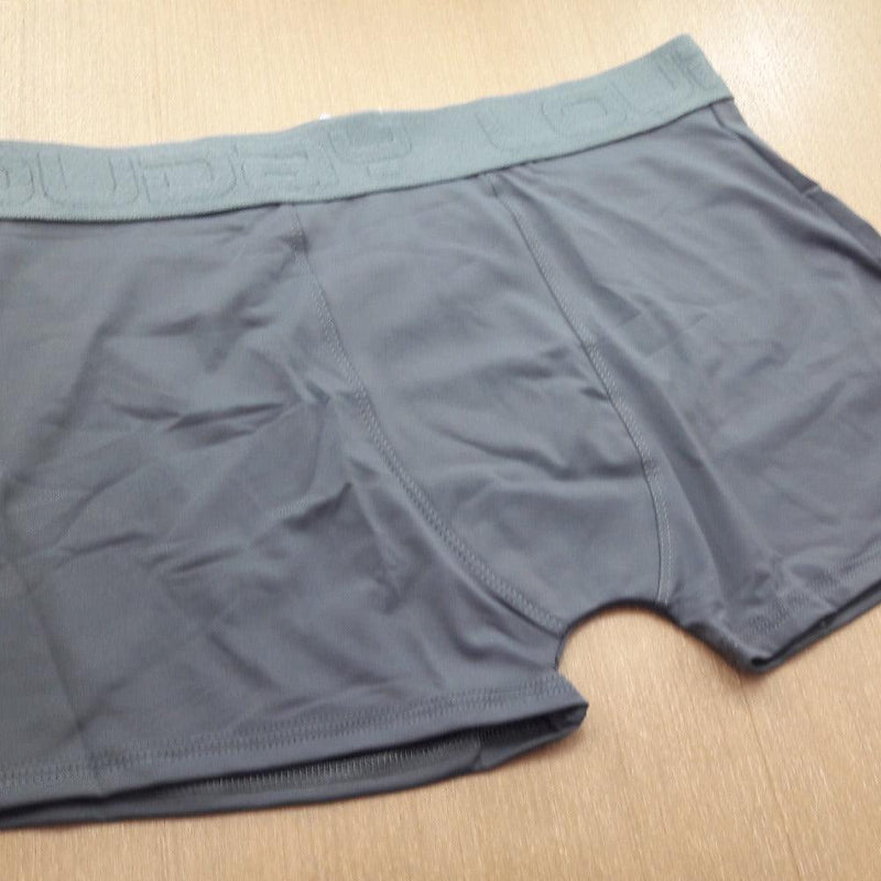 Cueca Boxer de Microfibra Elástico Bordado