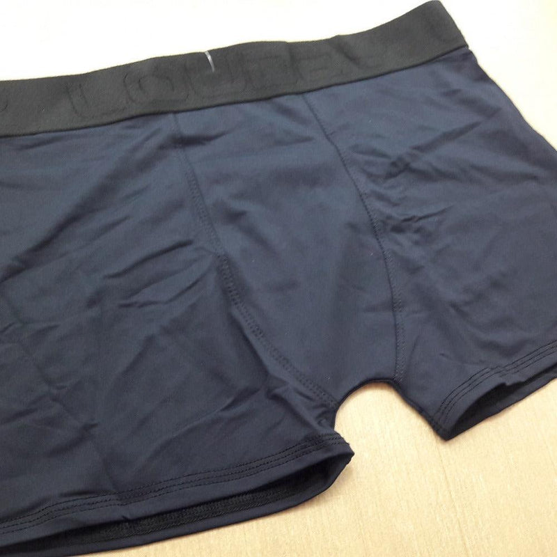 Cueca Boxer de Microfibra Elástico Bordado