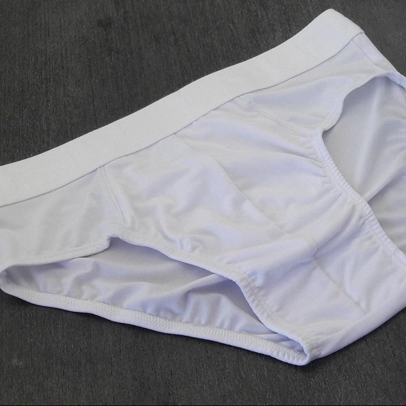 Cueca Slip Romantic Liso Elástico Bordado