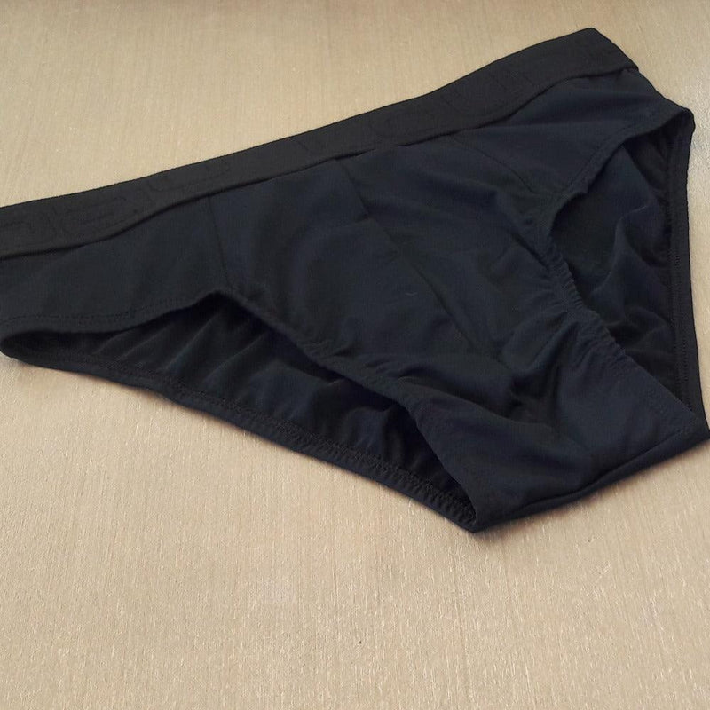 Cueca Slip Romantic Liso Elástico Bordado